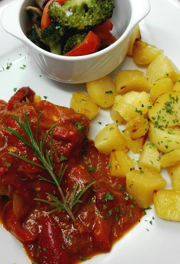 Pension Am Radweg & Ristorante Juani Wriezen Dış mekan fotoğraf