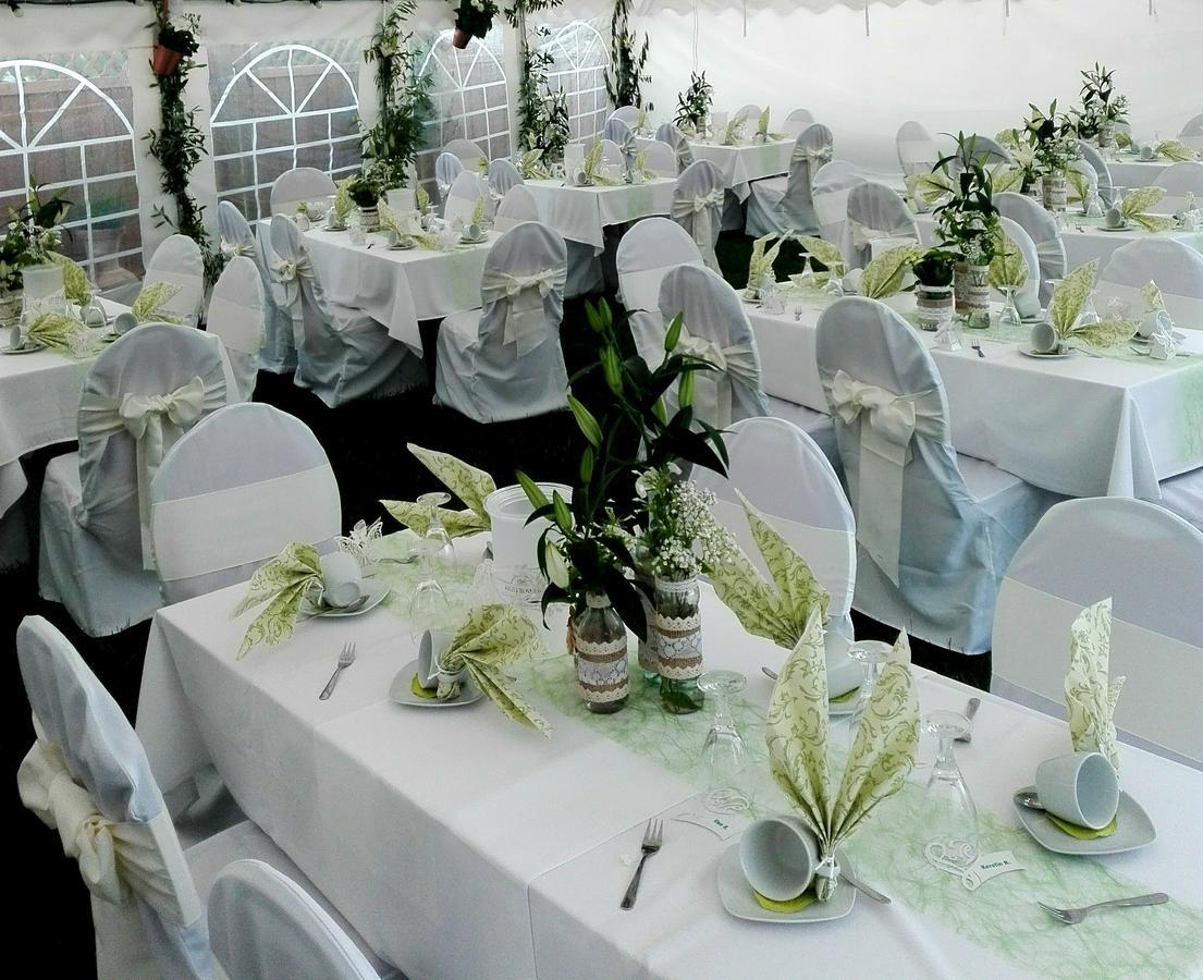 Pension Am Radweg & Ristorante Juani Wriezen Dış mekan fotoğraf